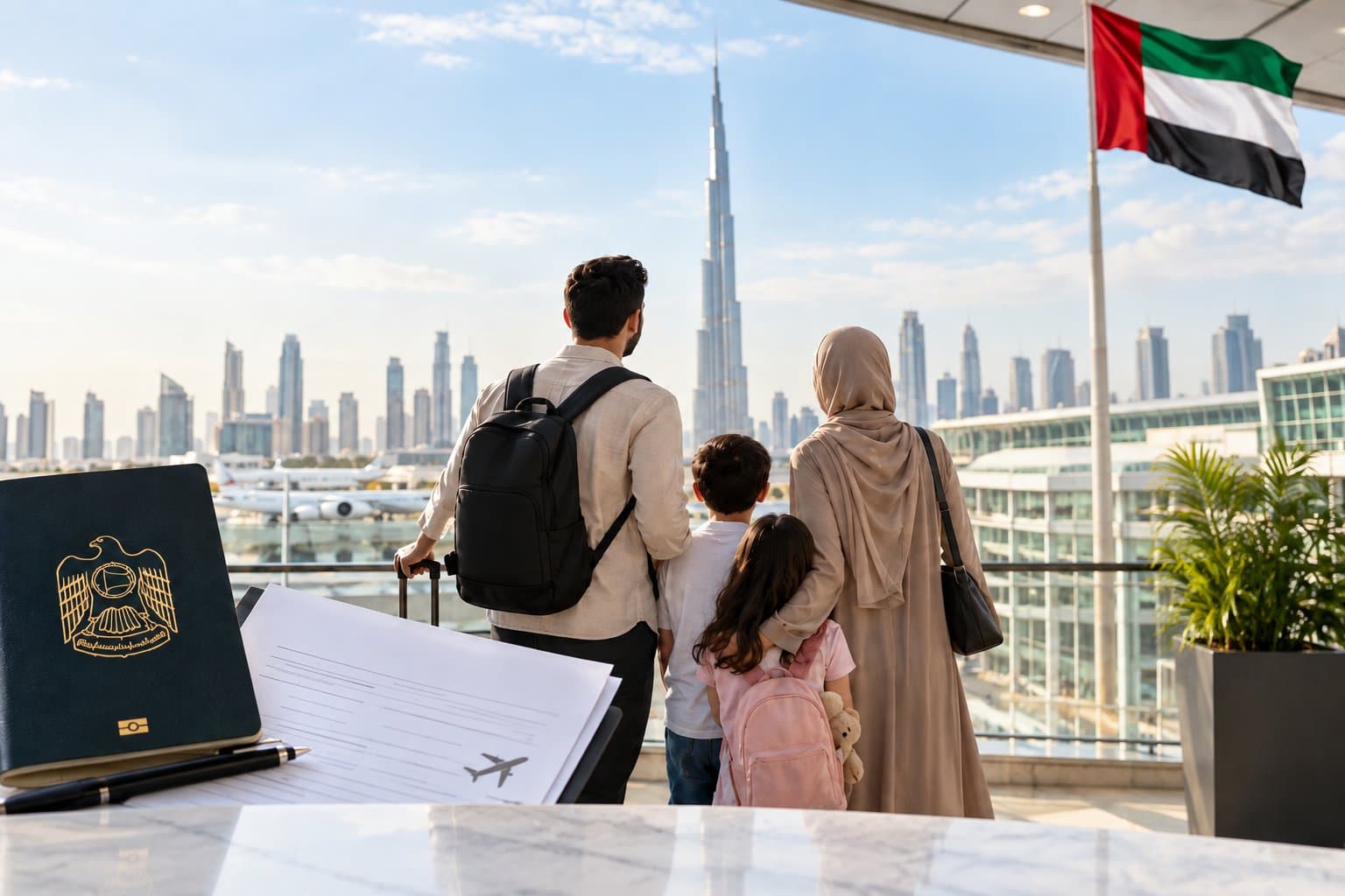 الدليل الشامل لإجراءات التأشيرة العائلية في الإمارات